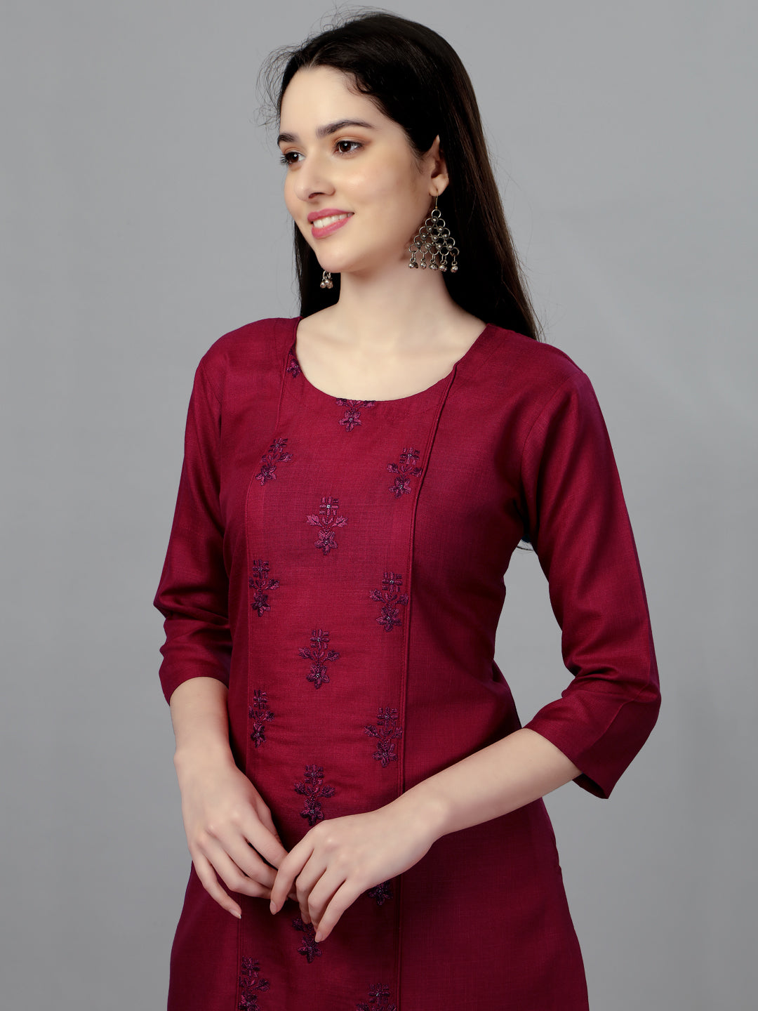 Kurti For Women Placket View