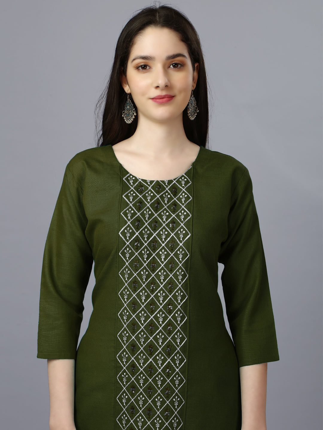 Kurti For Women Placket View