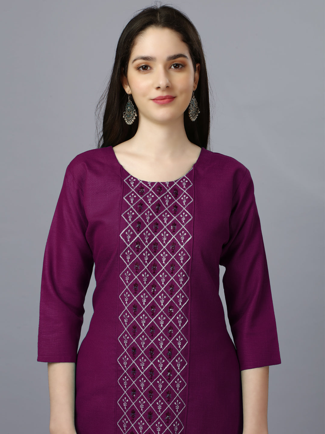 Kurti For Women Placket View