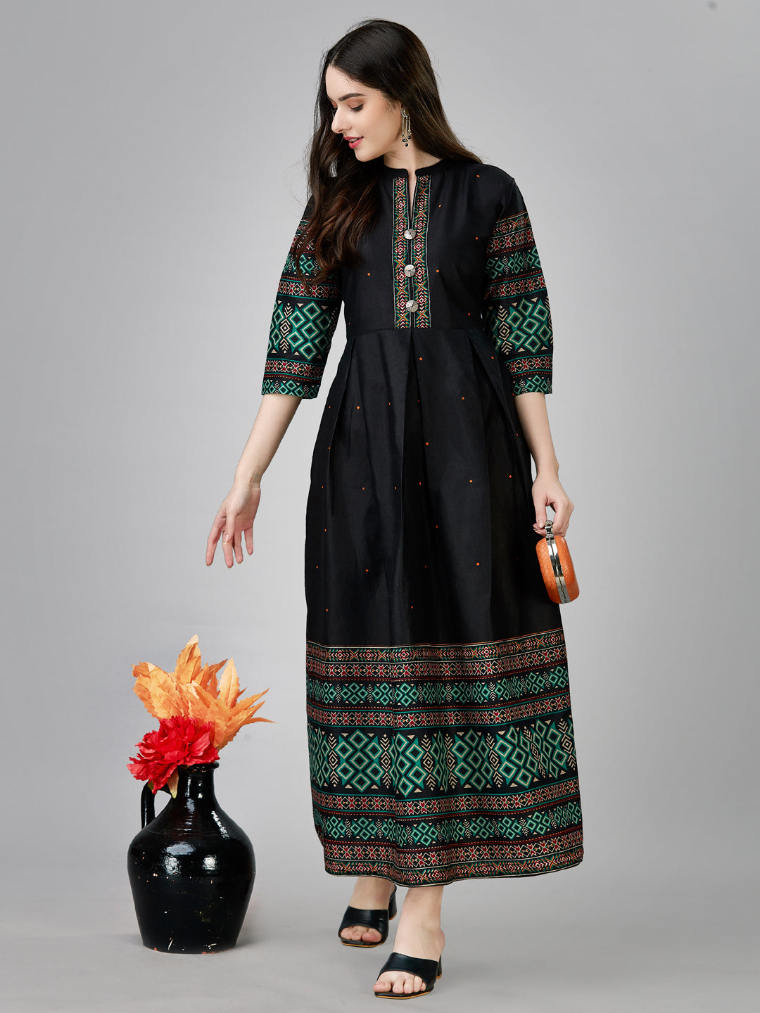 Black Anarkali Kurti