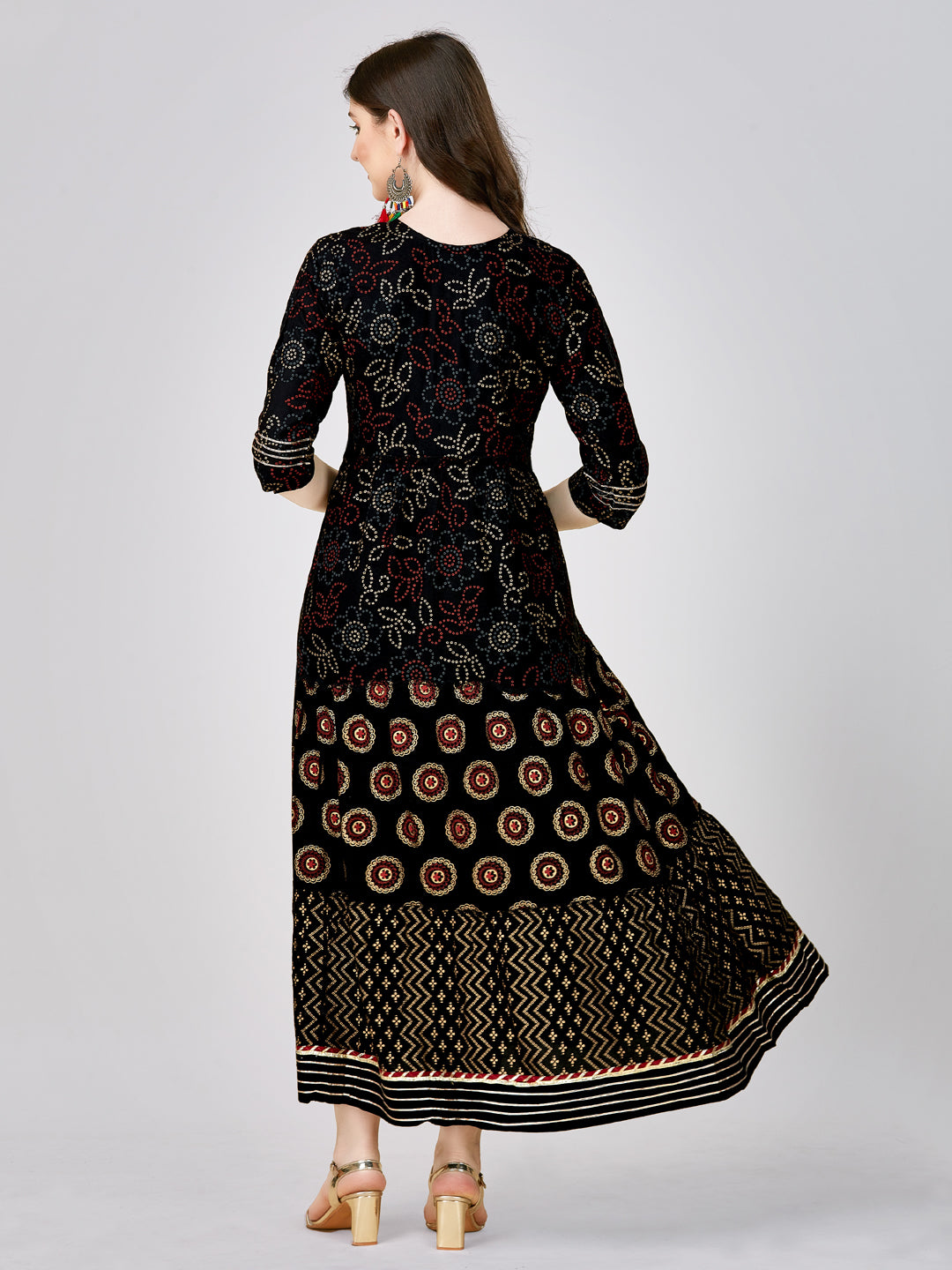 Anarkali Kurti Back View