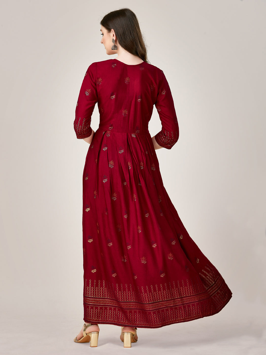 Anarkali Kurti For Women Back View