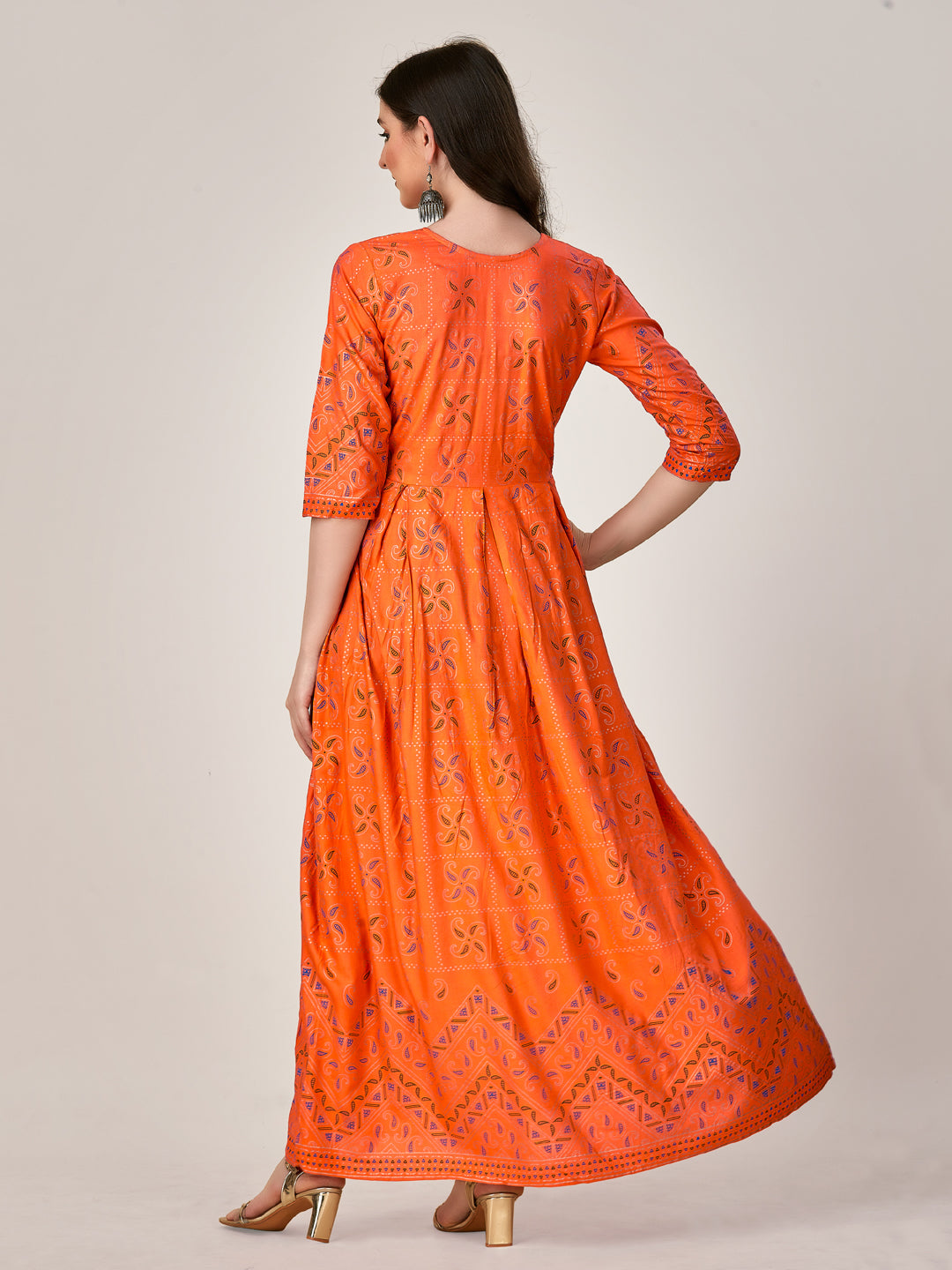 Anarkali Wear Back View