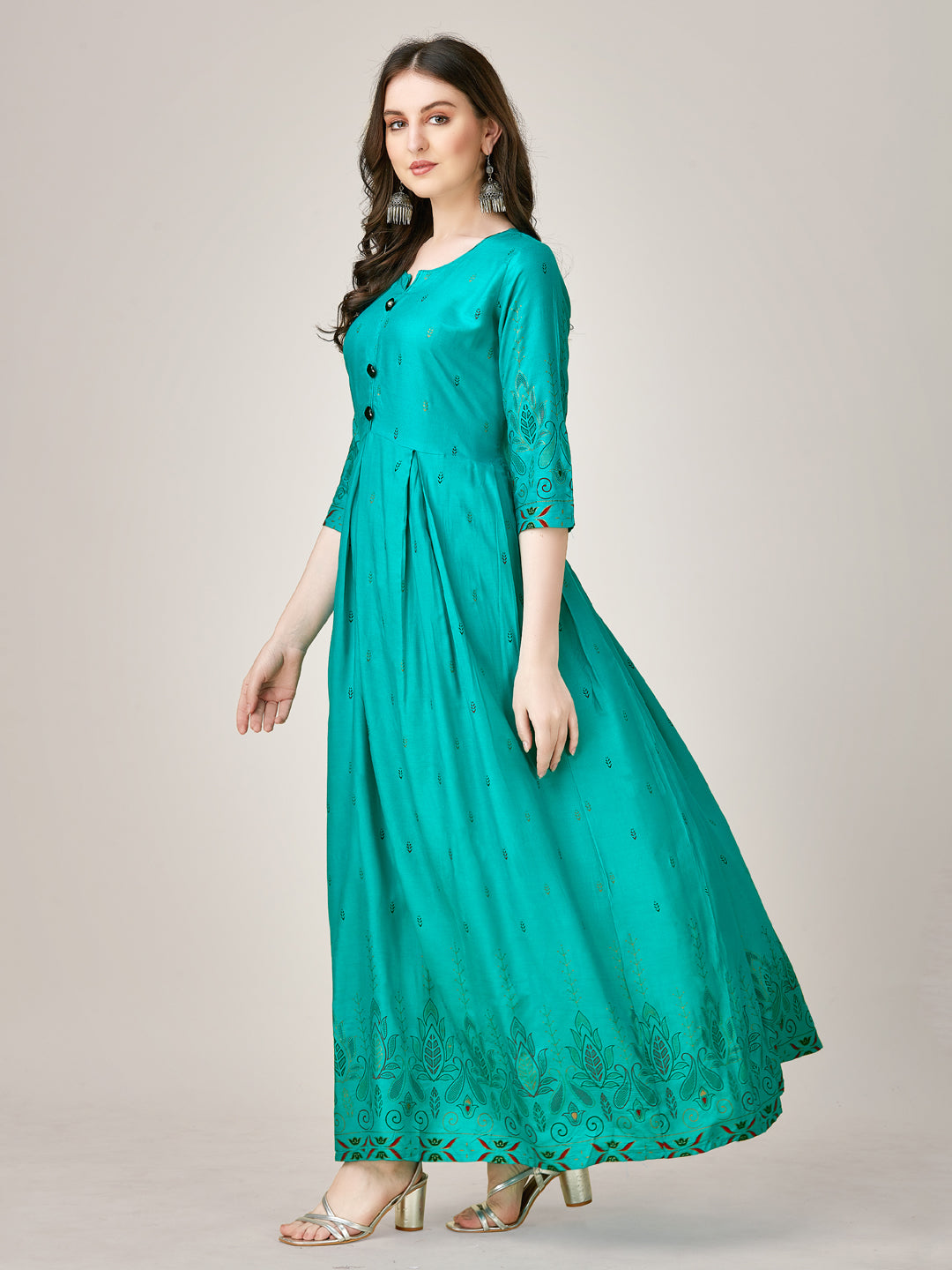 Light Blue Anarkali Kurti