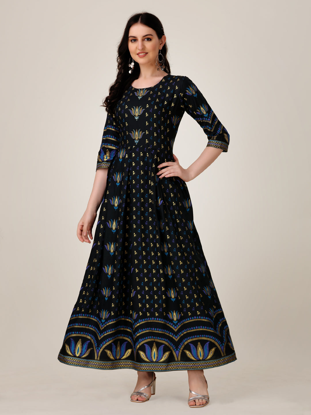 Black Anarkali Kurti