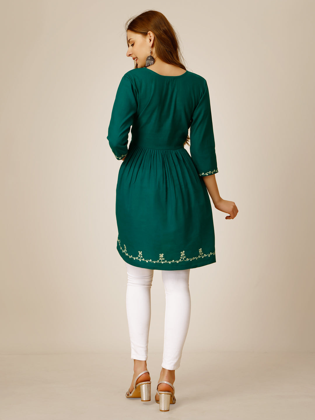 Short Kurti for Women Back View