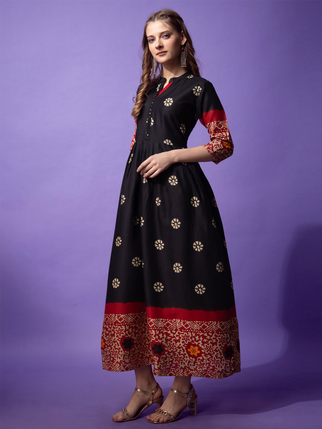 Black Anarkali Kurti