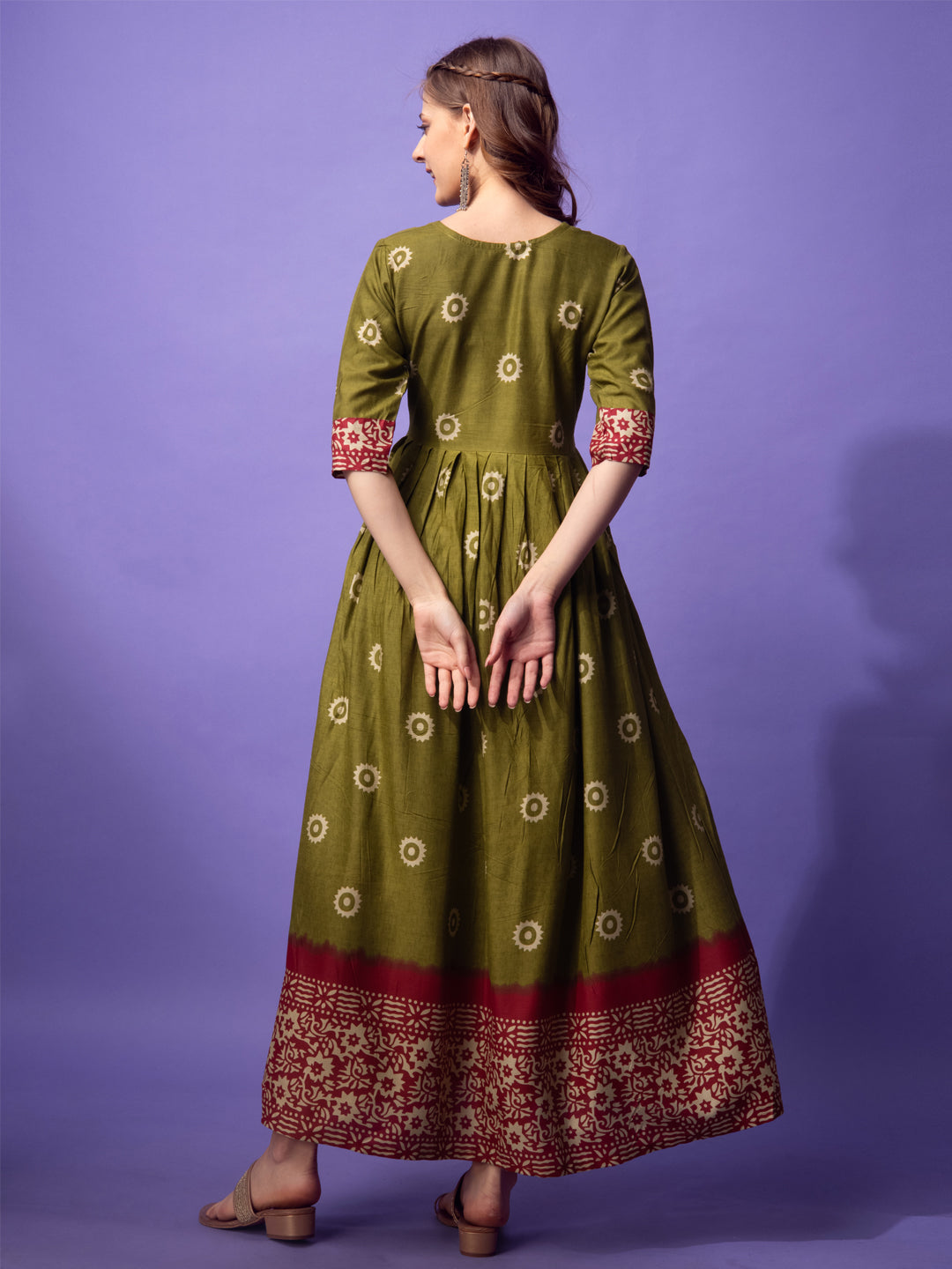 Anarkali Kurti Back View